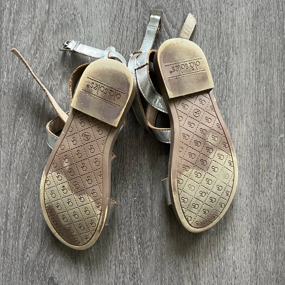 Old Soles silver girls sandals